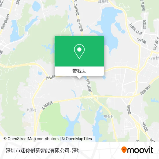 深圳市迷你创新智能有限公司地图