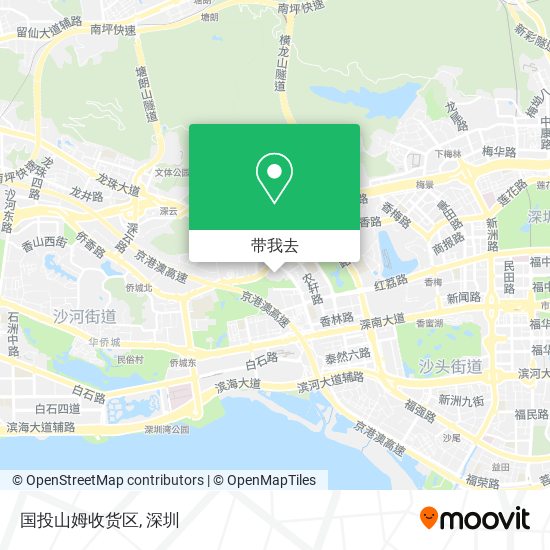 国投山姆收货区地图