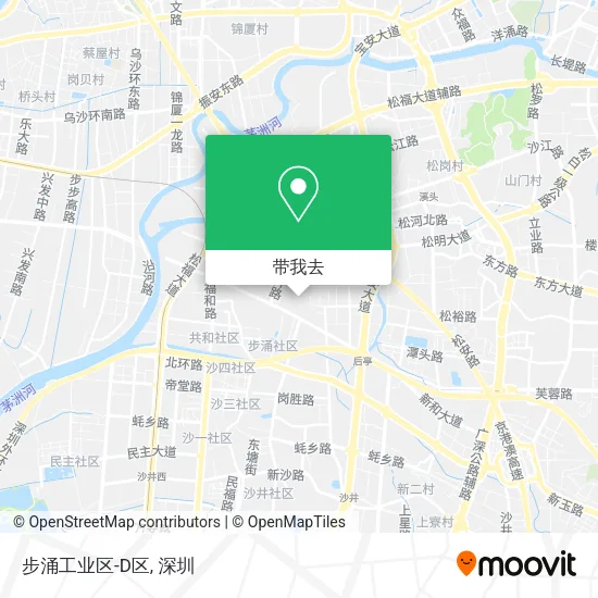 步涌工业区-D区地图