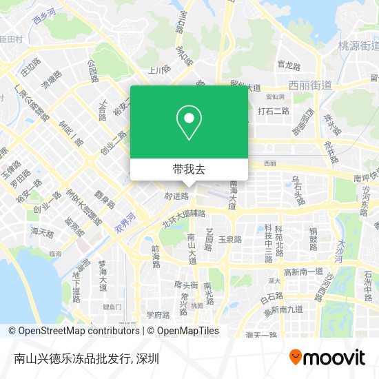 南山兴德乐冻品批发行地图