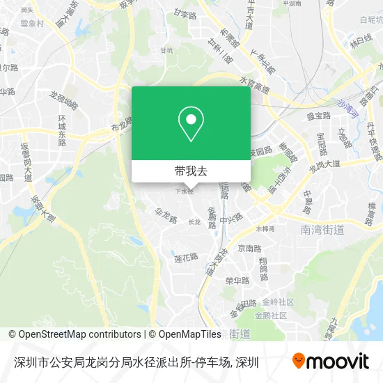 深圳市公安局龙岗分局水径派出所-停车场地图