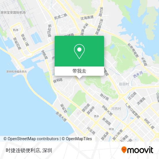 时捷连锁便利店地图