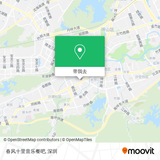 春风十里音乐餐吧地图