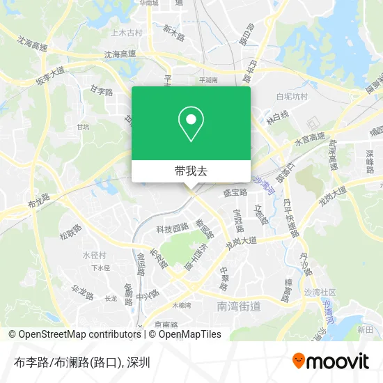布李路/布澜路(路口)地图