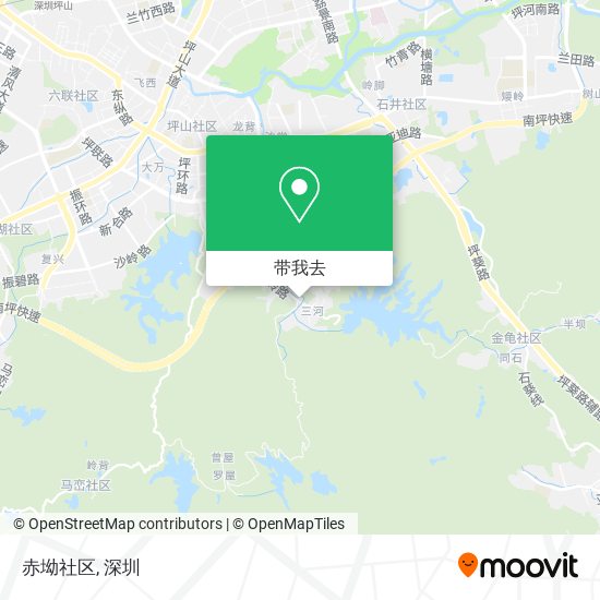 赤坳社区地图