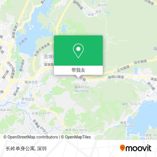 长岭单身公寓地图