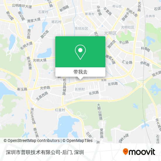 深圳市普联技术有限公司-后门地图