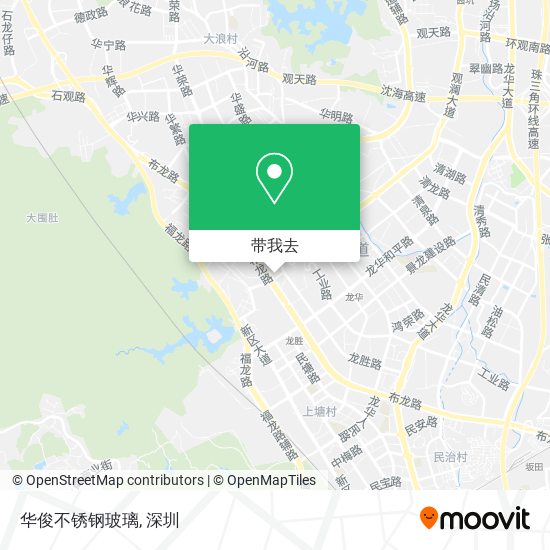 华俊不锈钢玻璃地图