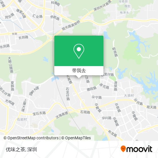 优味之茶地图