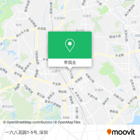 一六八花园1-5号地图