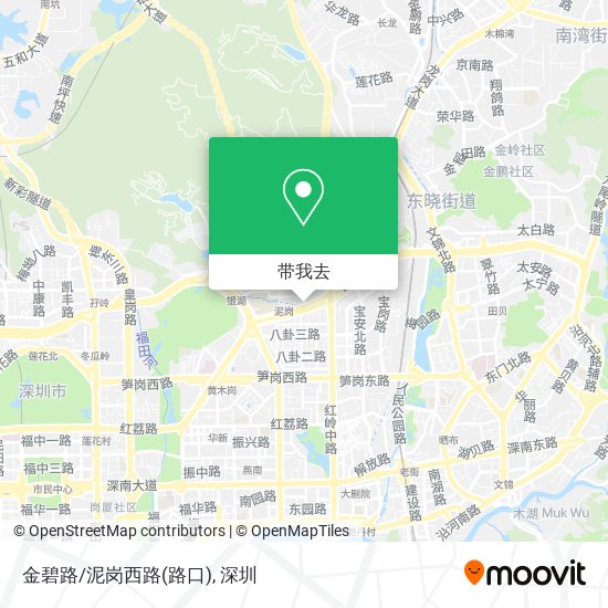 金碧路/泥岗西路(路口)地图