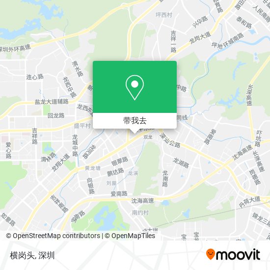 横岗头地图