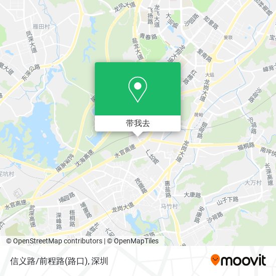 信义路/前程路(路口)地图