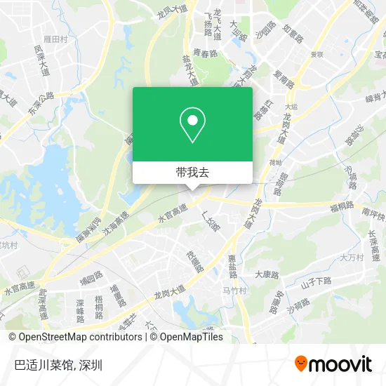 巴适川菜馆地图