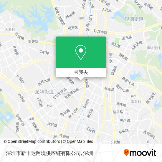 深圳市新丰达跨境供应链有限公司地图