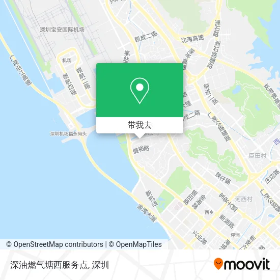 深油燃气塘西服务点地图