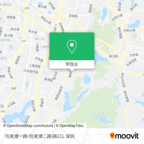 坑尾塘一路/坑尾塘二路(路口)地图