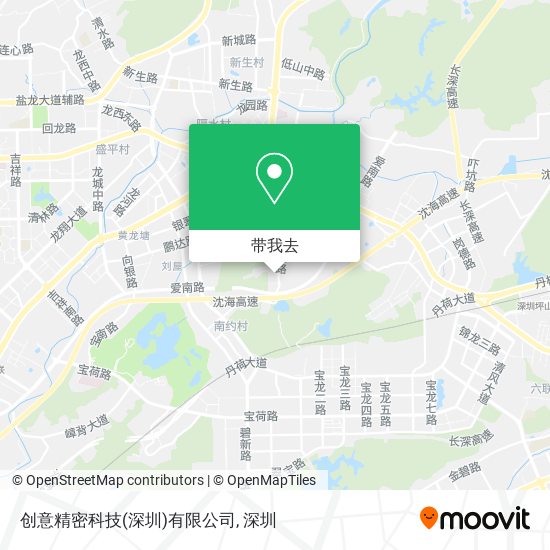 创意精密科技(深圳)有限公司地图