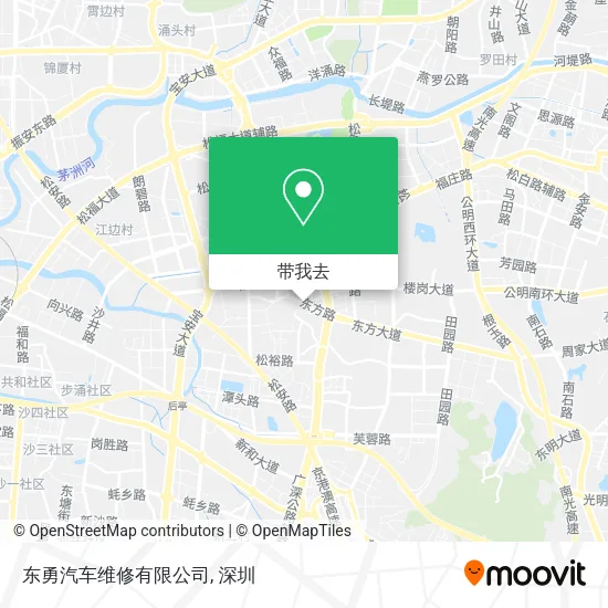 东勇汽车维修有限公司地图