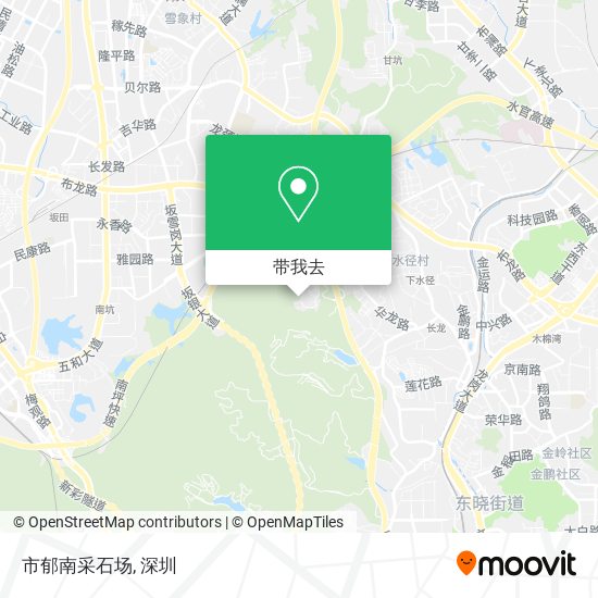 市郁南采石场地图