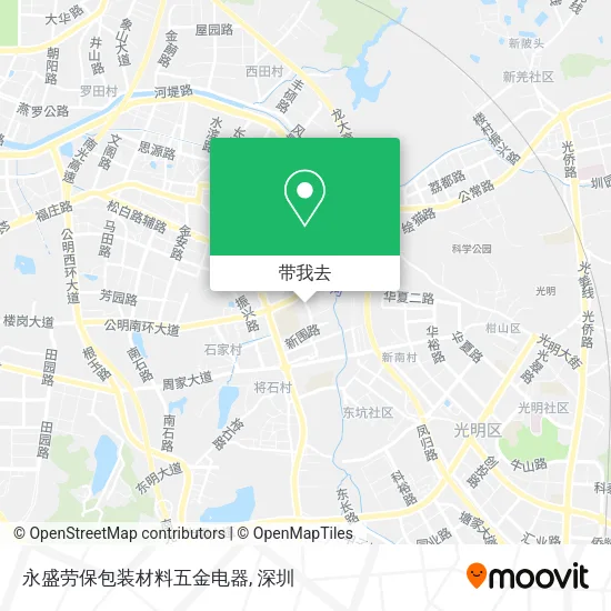 永盛劳保包装材料五金电器地图
