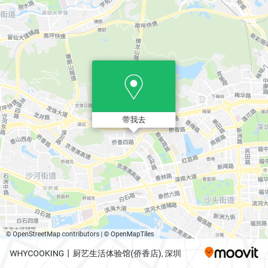 WHYCOOKING丨厨艺生活体验馆(侨香店)地图