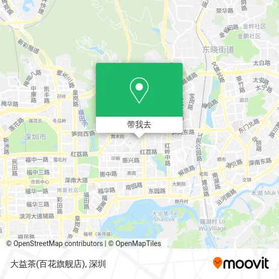 大益茶(百花旗舰店)地图