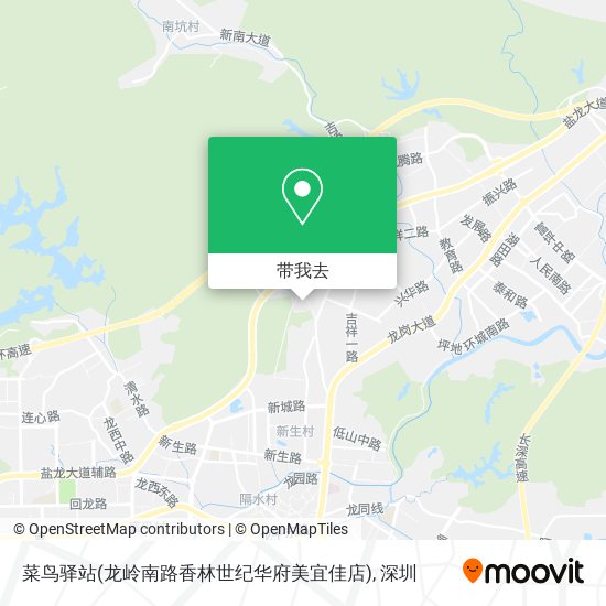 菜鸟驿站(龙岭南路香林世纪华府美宜佳店)地图