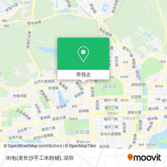 街电(老长沙手工米粉铺)地图