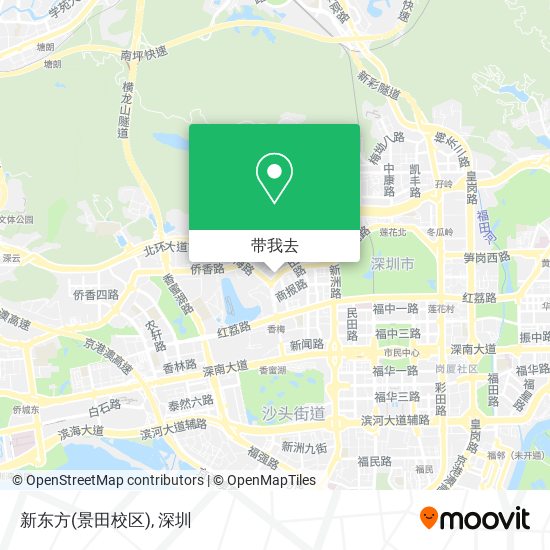 新东方(景田校区)地图