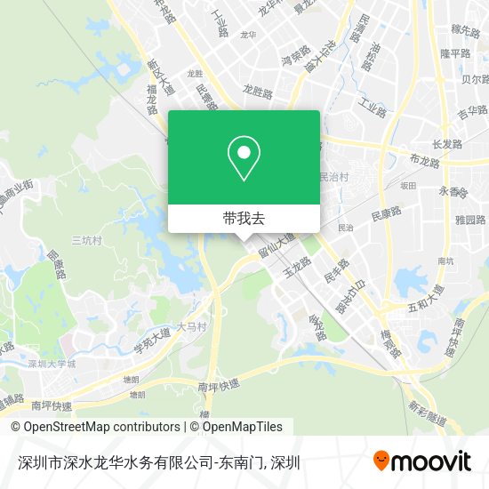 深圳市深水龙华水务有限公司-东南门地图