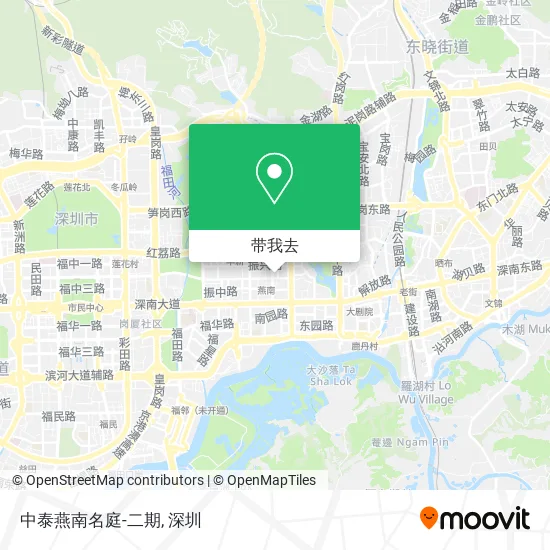 中泰燕南名庭-二期地图