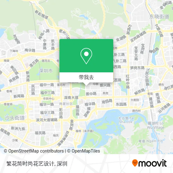 繁花简时尚花艺设计地图