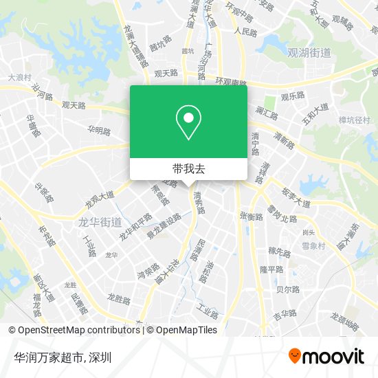 华润万家超市地图