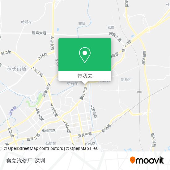 鑫立汽修厂地图