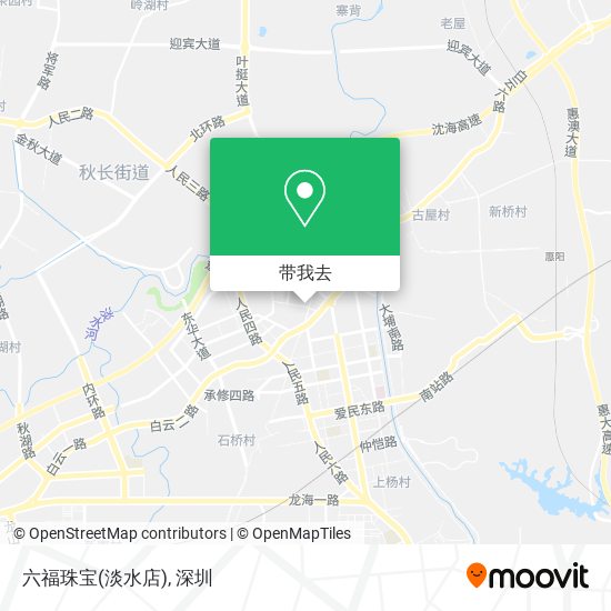 六福珠宝(淡水店)地图