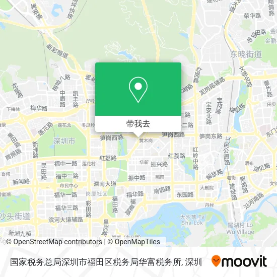 国家税务总局深圳市福田区税务局华富税务所地图