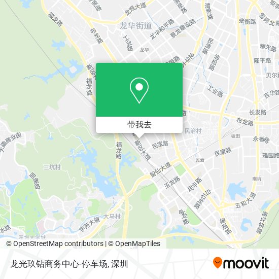 龙光玖钻商务中心-停车场地图