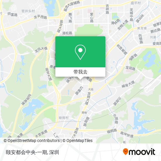 颐安都会中央-一期地图