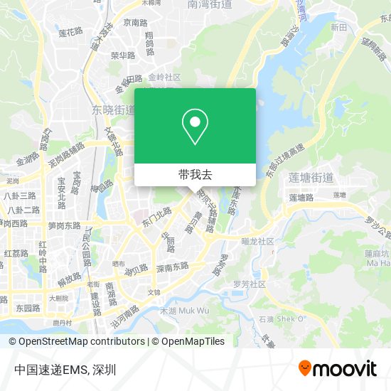 中国速递EMS地图