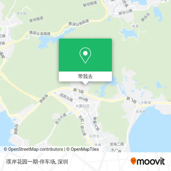 璞岸花园一期-停车场地图