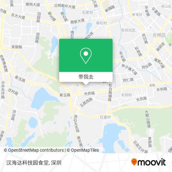汉海达科技园食堂地图