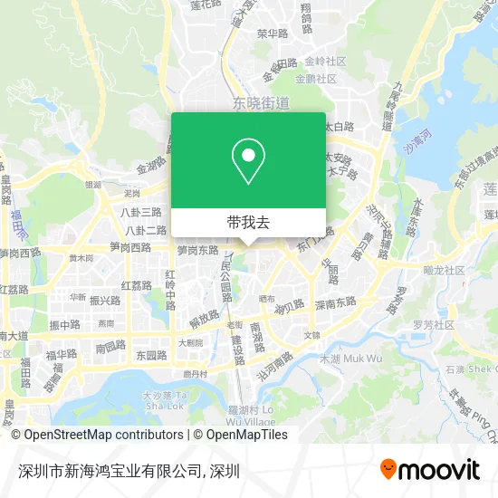 深圳市新海鸿宝业有限公司地图