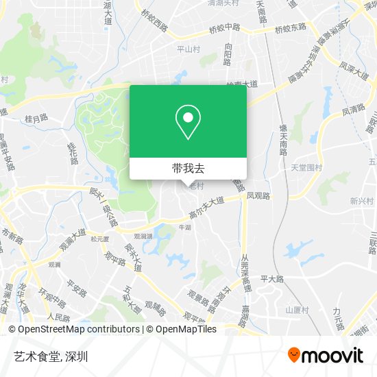 艺术食堂地图