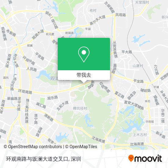 环观南路与坂澜大道交叉口地图