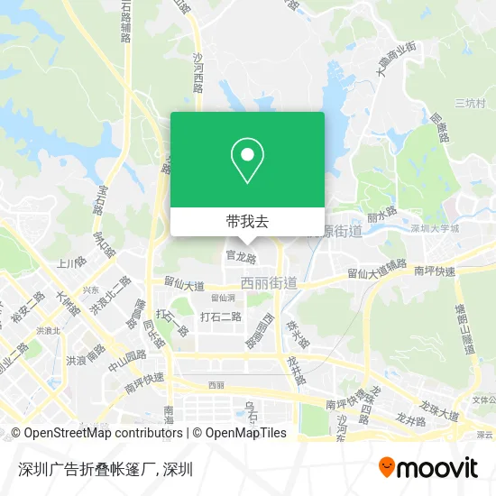 深圳广告折叠帐篷厂地图