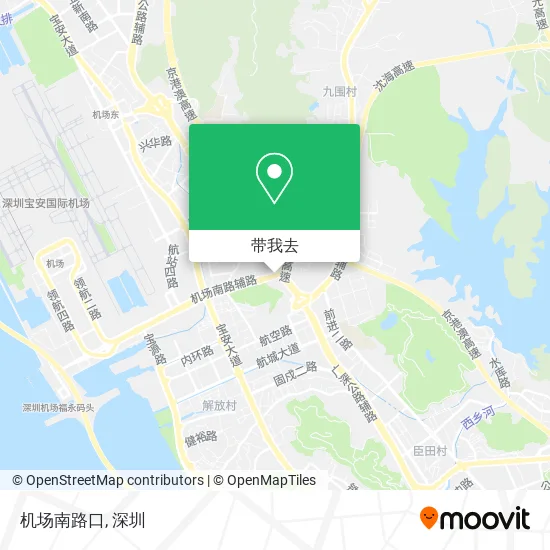 机场南路口地图