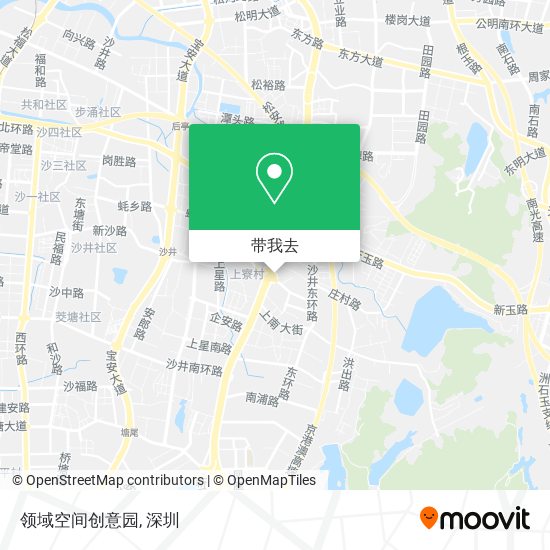 领域空间创意园地图