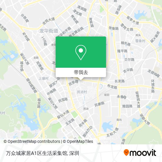 万众城家居A1区生活采集馆地图