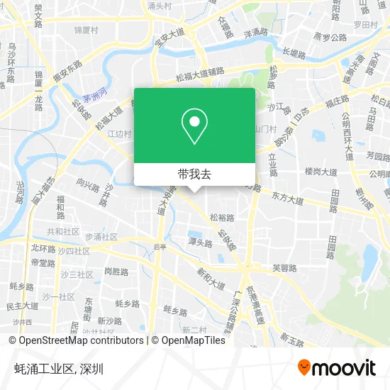 蚝涌工业区地图